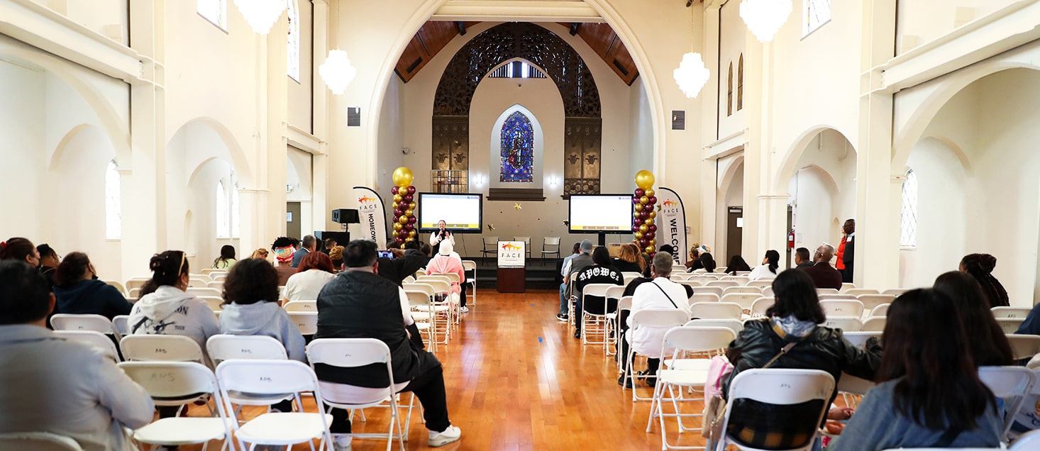 1-FACE Home Ownership Seminar in beautiful church sanctuary